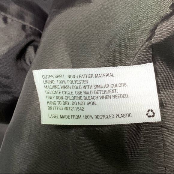 Xhilaration Gray Faux Leather Moto Jacket - Picture 6 of 6